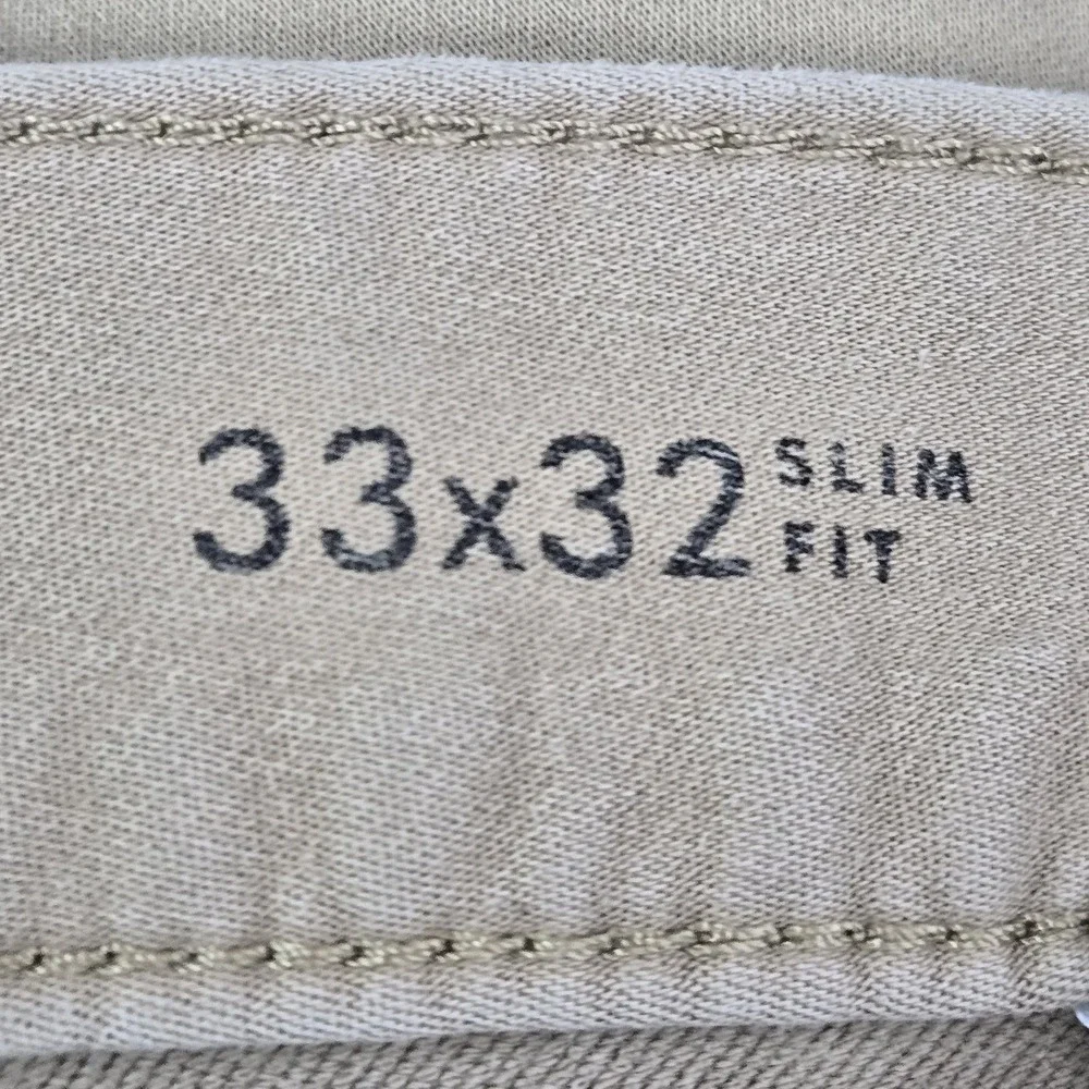 Banana Republic Men Pants 33X32 Brown Chino Twill Traveler 29